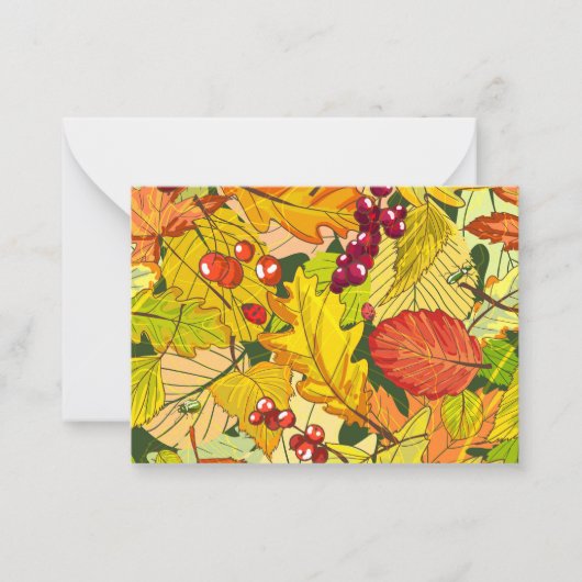 美しい自然 ノートカード (正面)