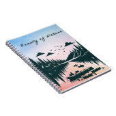 美しい自然 ノートブック (右側)