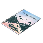 美しい自然 ノートブック (左側)