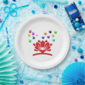 美しい自然 ペーパープレート (パーティー)