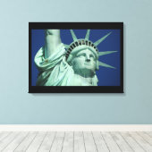 美しい自由の女神 キャンバスプリント (インサイチュ (ウッドフロア))