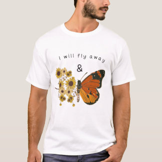 美しい自由の引用Tシャツ 自然愛好家へのギフト Tシャツ