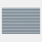 美しい航海のテーマの赤と青の贈り物 ラッピングペーパーシート (正面2)