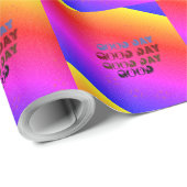 美しい良い日レッドピンクブルーマンダラ ラッピングペーパー (ロールコーナー)