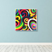 美しい色のためのキャンバスに印刷されたイメージ， 28 キャンバスプリント (インサイチュ (ウッドフロア))