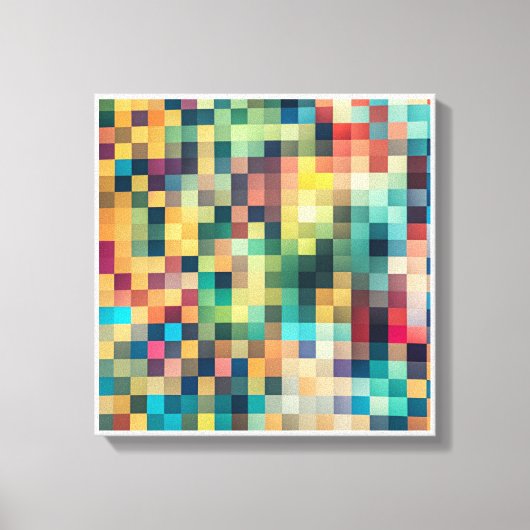 美しい色のためのキャンバスに印刷されたイメージ， 29 キャンバスプリント (正面)