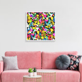 美しい色のためのキャンバスに印刷されたイメージ， 31 キャンバスプリント (インサイチュ (リビング))