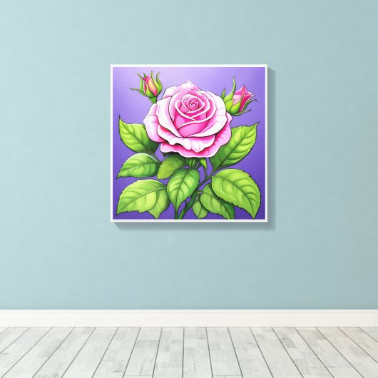 美しい色のためのキャンバスに印刷されたイメージ， 68 キャンバスプリント (インサイチュ (ウッドフロア))