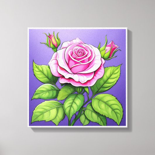 美しい色のためのキャンバスに印刷されたイメージ， 68 キャンバスプリント (正面)