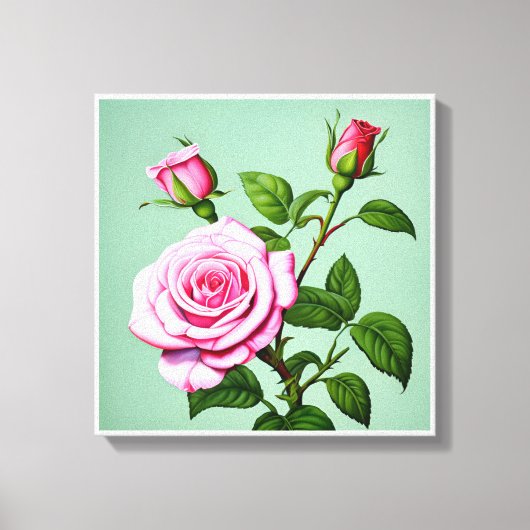 美しい色のためのキャンバスに印刷されたイメージ， 69 キャンバスプリント (正面)