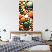 美しい色のミックス小石のキャンバス印刷 キャンバスプリント (インサイチュ (寝室))