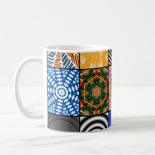 美しい色の抽象芸術backgroundabstract, ar コーヒーマグカップ (左)