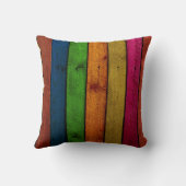 美しい色の木製の板 クッション (裏面)