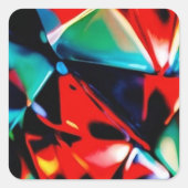 美しい色の混乱 スクエアシール (正面)