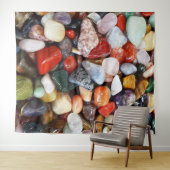 美しい色の石がたくさん タペストリー (インサイチュ(横))