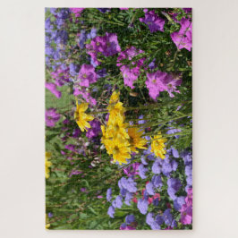 美しい色の花の束の写真 ジグソーパズル