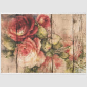 美しい色彩の鮮やかバラオンウ素朴ンド 薄葉紙 (正面)