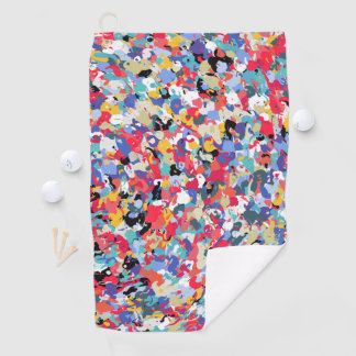 美しい色柄 ゴルフタオル