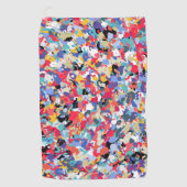 美しい色柄 ゴルフタオル (正面)