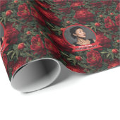 美しい芍薬の花の誕生日パーティー ラッピングペーパー (ロールコーナー)