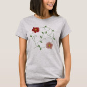 美しい花々 Tシャツ (正面)