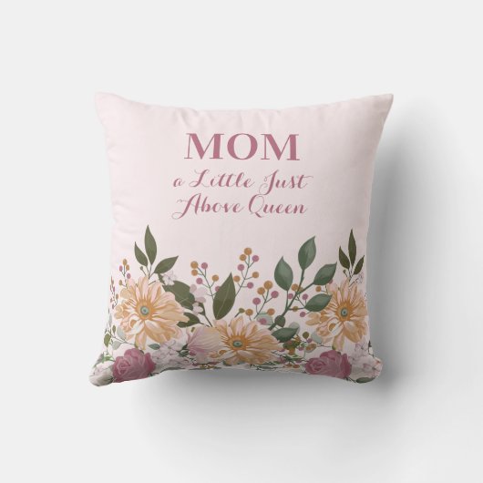美しい花お母さんの日 クッション (裏面)