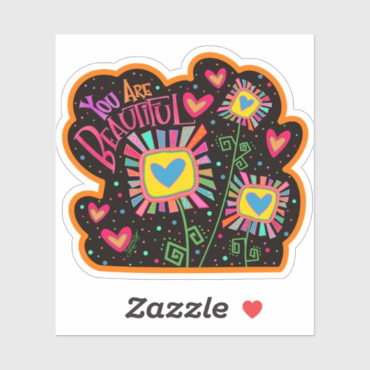 美しい花お洒落の感性 シール (シート)