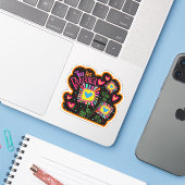 美しい花お洒落の感性 シール (ノートパソコンとiPhone)