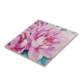 美しい花が咲き乱れる タイル (側面)