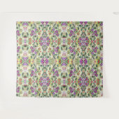 美しい花が咲く夏の庭 タペストリー (正面(横))