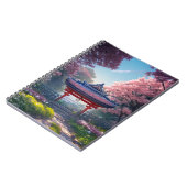 美しい花が咲く庭 ノートブック (左側)