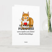 美しい花でいっぱいのハートバレンタインデー カード (裏面)