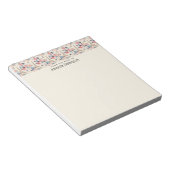 美しい花とエッフェルタワーパリ ノートパッド (アングル)