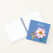 美しい花とハミング鳥の母の日 ノートブック (内部)