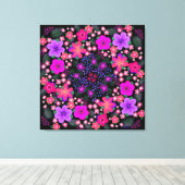 美しい花と果実 キャンバスプリント (インサイチュ (ウッドフロア))