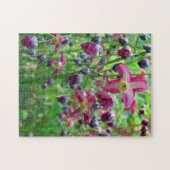 美しい花と芽春写真 ジグソーパズル (横)
