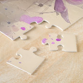 美しい花と蝶 ジグソーパズル (側面)