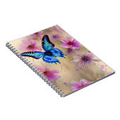 美しい花と蝶 ノートブック (右側)