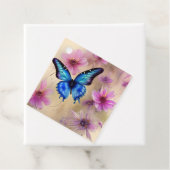 美しい花と蝶 フェイバータグ (インサイチュ)