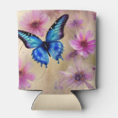 美しい花と蝶 缶クーラー (裏面)