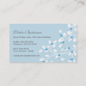 美しい花のお母さんカード コーリングカード (裏面)