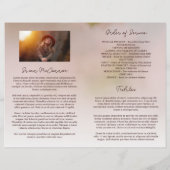 美しい花のお祝いの葬式 (裏面)