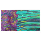 美しい花のキングサイズの枕ケース 枕カバー (正面)