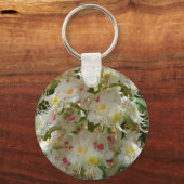 美しい花のキーチェーン キーホルダー (正面)