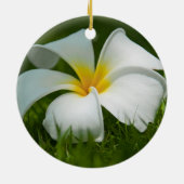 美しい花のクローズアップ – オーナメント (裏面)