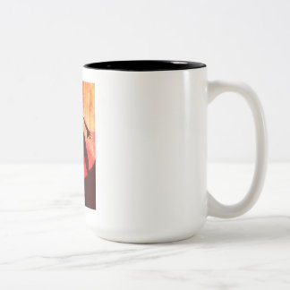 美しい花のコーヒー・マグ ツートーンマグカップ