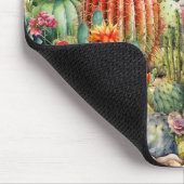 美しい花のサボテン マウスパッド (コーナー)