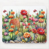 美しい花のサボテン マウスパッド (正面)