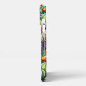 美しい花のサボテン iPhoneケース (左側面)