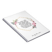 美しい花のサルム91ノート ノートブック (右側)